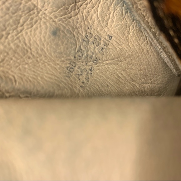 Boden Genuine Leather Wood Block Stacked Heel Calf-Hair Ankle Booties Size 39 - Picture 13 of 16